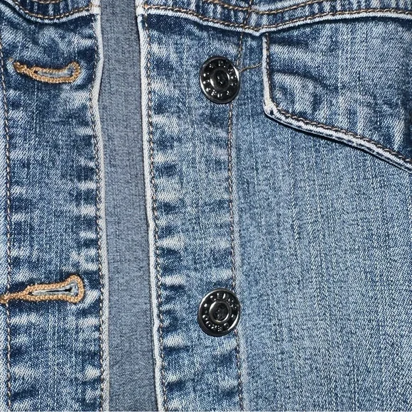Debra DeRoo Blue Denim Jean Jacket Size Medium - Picture 4 of 4